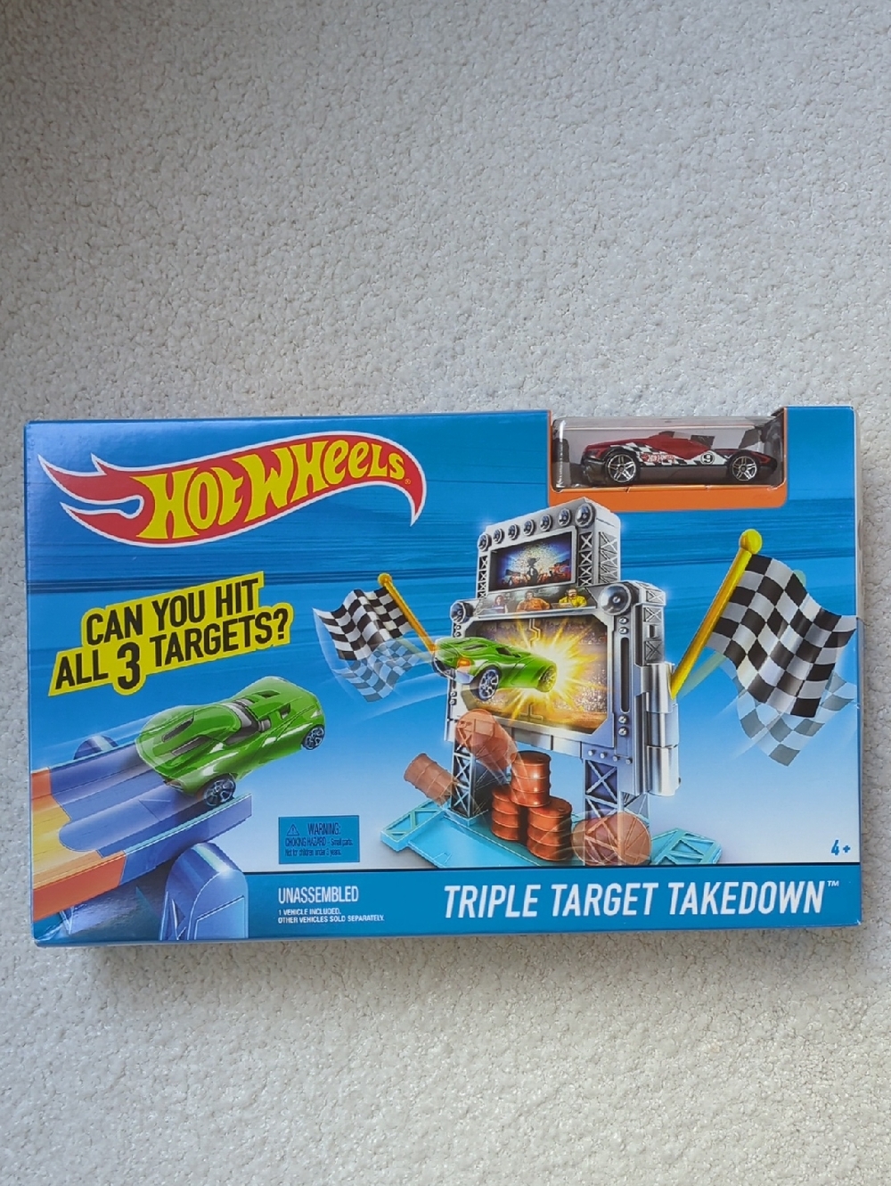 3 For $30. Mattel Hot Wheels Triple Target Takedown Toy Set